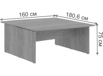 Письменный стол SkyLand XTEN X2CT 169.1 1600х1806х750 двойной