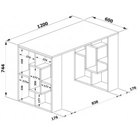 Письменный стол СПм-15