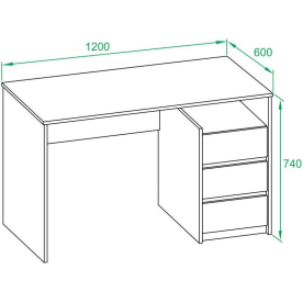 Письменный стол СПм-21