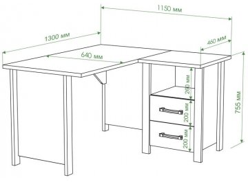 Письменный стол СТД-У КБЕ