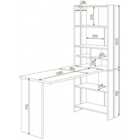 Письменный стол СТЛ-ОВХ