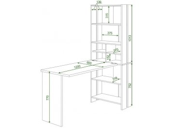 Письменный стол СТЛ-ОВХ
