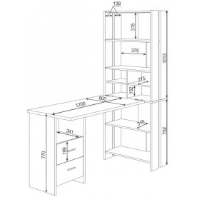 Письменный стол Лоревро-ОВХ