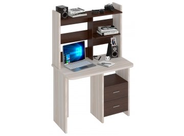 Письменный стол СКЛ-Прям100Р+НКЛ-100 БЕ