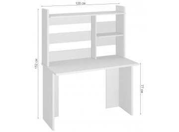 Письменный стол Беланта-Прям120(без тумбы)+НКЛ-120 БЕ