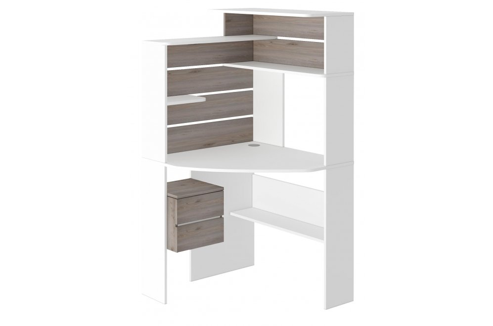 Письменный стол СК-4 БЕН белый / нельсон