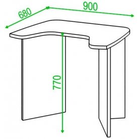 Письменный стол СКЛ-Игр90 К