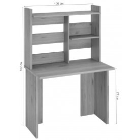 Письменный стол СКЛ-Прям100(без тумбы)+НКЛ-100 БЕ