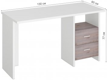 Письменный стол СКЛ-Прям130 БЕН