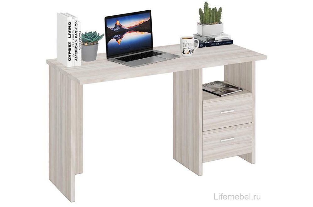 Письменный стол Беланта-Прям130 К карамель