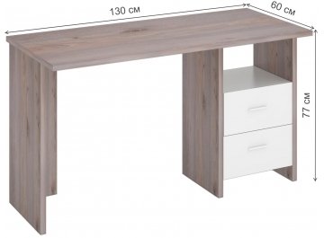 Письменный стол СКЛ-Прям130 НБЕ
