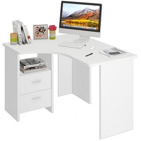 Письменный стол СКЛ-Угл 120 БЕ ЛЕВ