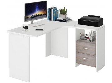 Письменный стол СКЛ-Угл 130 БЕН ПРАВ