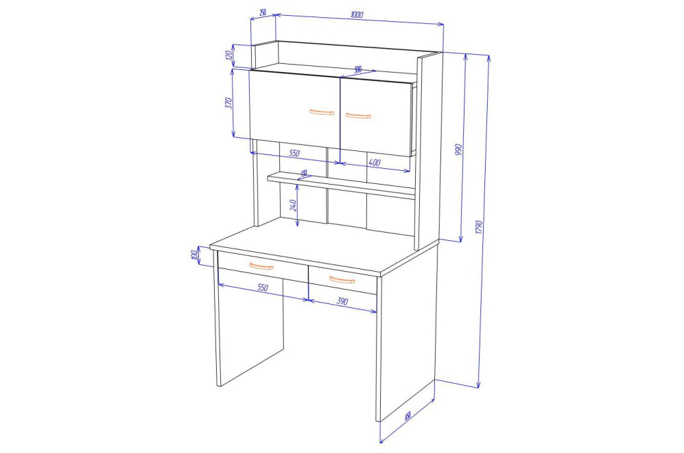 Письменный стол СП-23 венге