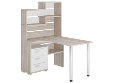 Письменный стол СР-132-140 карамель / белый