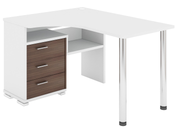 Письменный стол СР-132С-140 белый / шамони-ч 