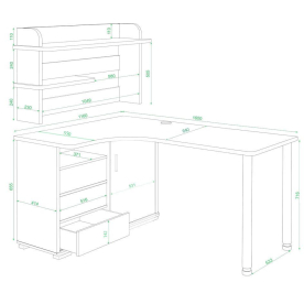 Письменный стол СР-145М