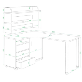 Письменный стол СР-145М