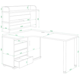 Письменный стол СР-145М