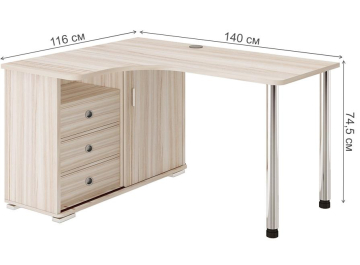 Письменный стол СР-145СМ К-ЛЕВ левый