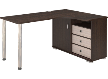 Письменный стол СР-145СМ КВВ-ПРАВ правый венге / карамель / венге