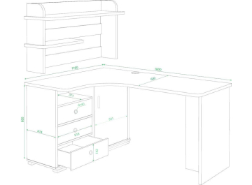 Письменный стол СР-165