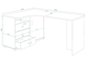 Письменный стол СР-165С