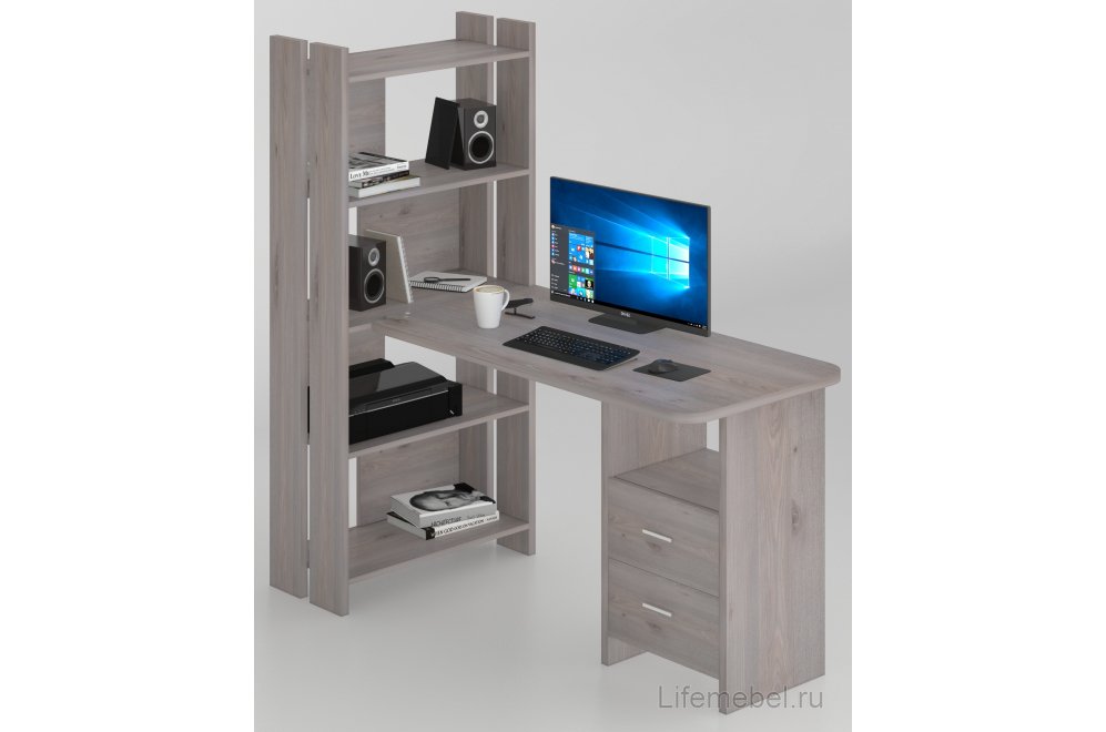 Письменный стол СТЛ-ОВ+С120РПрям Н нельсон