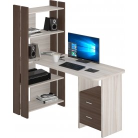 Письменный стол СТЛ-ОВ+С120РПрям ШК