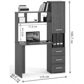 Письменный стол Вента-6 правый