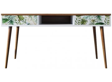 Компьютерный стол Воаб орех / принт 23