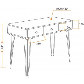 Письменный стол WD-05