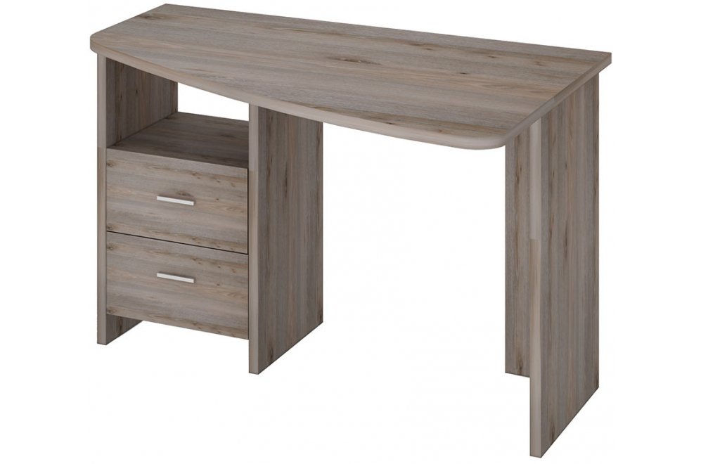 Стол компьютерный 120 х 60 см круглый нельсон правый