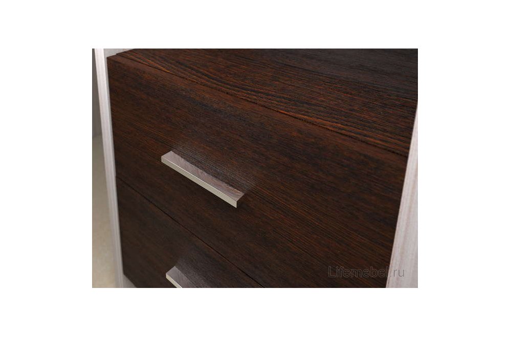 Стол компьютерный с надстройкой 100 х 60 см карамель / венге