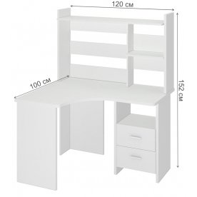 Компьютерный стол с надстройкой 120х100