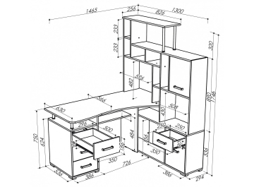 Компьютерный стол Джаз-15