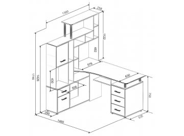 Стол компьютерный Джаз-15