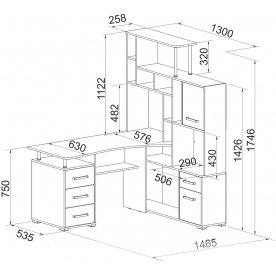 Стол компьютерный Джаз-15