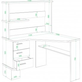 Компьютерный стол Юранта-45