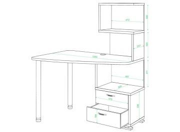 Компьютерный стол СКМ-60