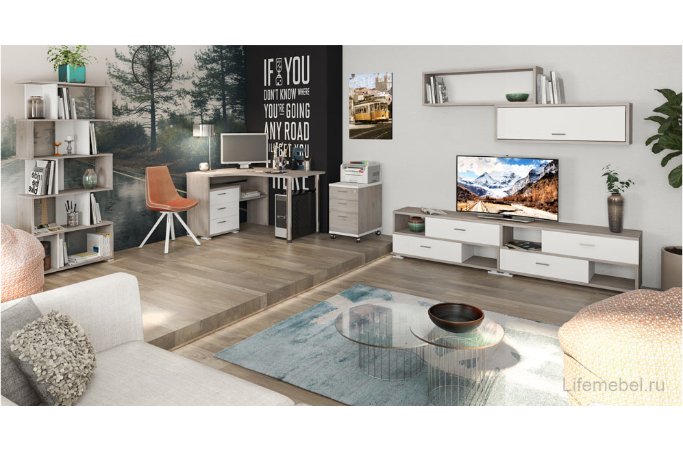 Компьютерный стол Жаспера-132С-130 левый