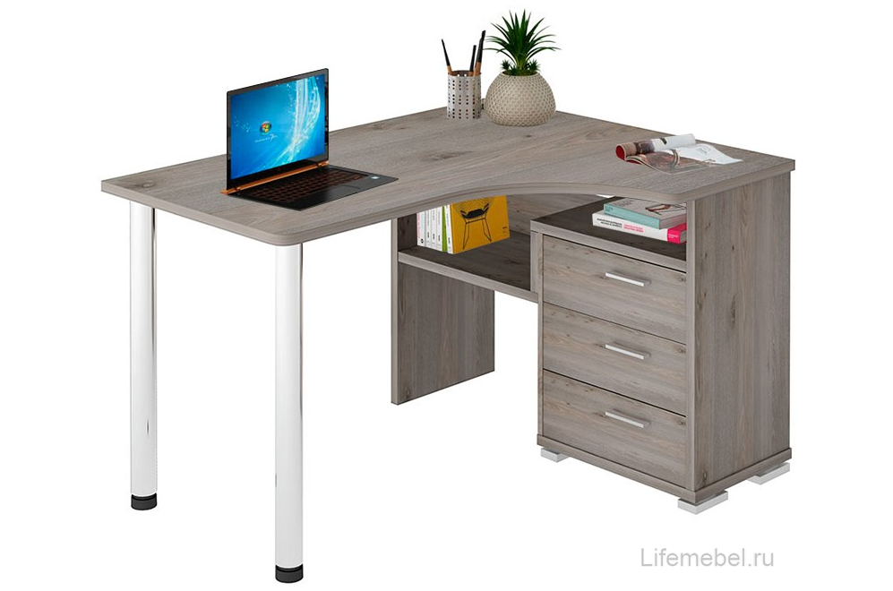 Компьютерный стол Жаспера-132С-130 правый нельсон