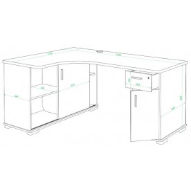 Компьютерный стол Жаспера-140М