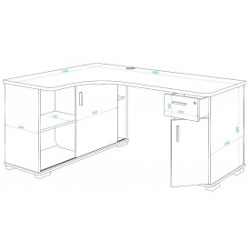 Компьютерный стол Жаспера-160М
