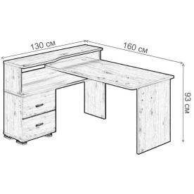 Письменный стол СР-620/160 C