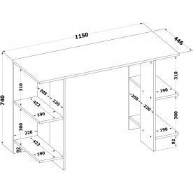 Письменный стол СПМ-28