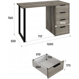Письменный стол С-400