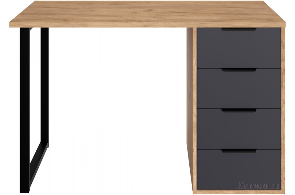 Стол С-400 дуб крафт золотой / графит
