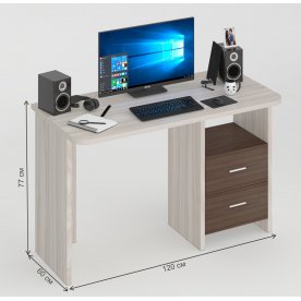Письменный стол СКЛ-Прям120Р