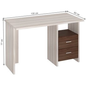 Письменный стол СКЛ-Прям130